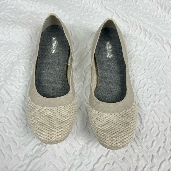 ALLBIRDS Tree Breezers Limited Edition Cream Hush Ballet Flats 7
